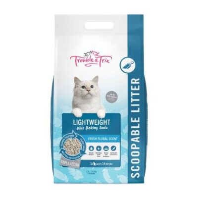 Trouble & Trix Light Weight Clumping Litter 15L