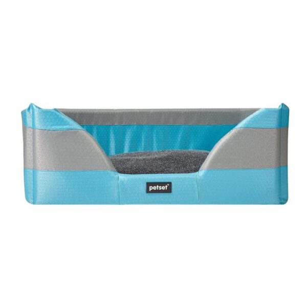 Petset Walled Bed Light Blue Medium