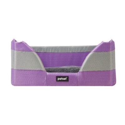 Petset Walled Bed Purple Large