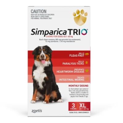 Simparica Trio Extra Large 40.1-60kg 3 pack