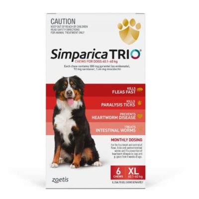 Simparica Trio Extra Large 40.1-60kg 6 pack