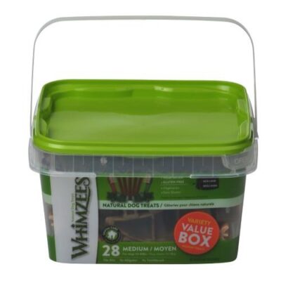 Whimzees Variety Value Box Medium Breed Dental Treats 840g