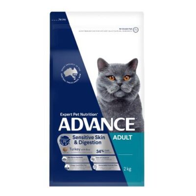 Advance Cat Adult Sensitive Skin And Digestion 1.5kg