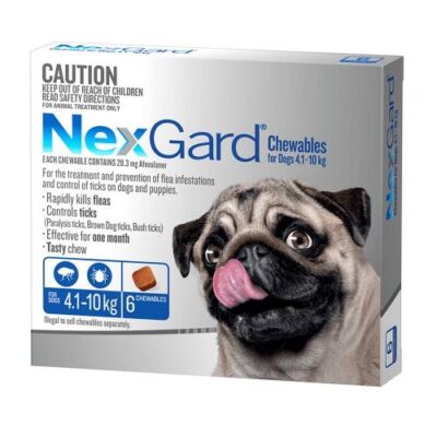 NexGard Small 4-10kg Blue  6 pack