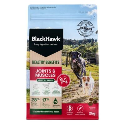 Black Hawk Dog Food Healthy Benefits Joints and Muscles 2kg