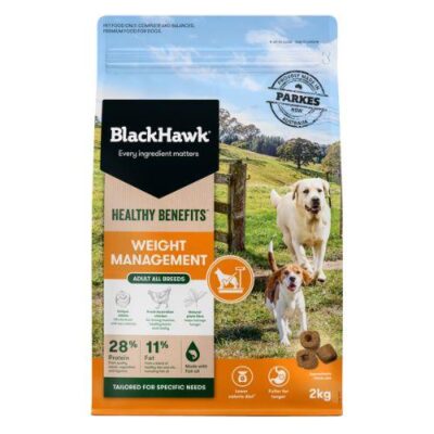 Black Hawk Dog Food Healthy Benefits Weight Management 2kg