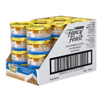 Fancy Feast Gravy Lovers Ocean Whitefish And Tuna Feast Sauteed......