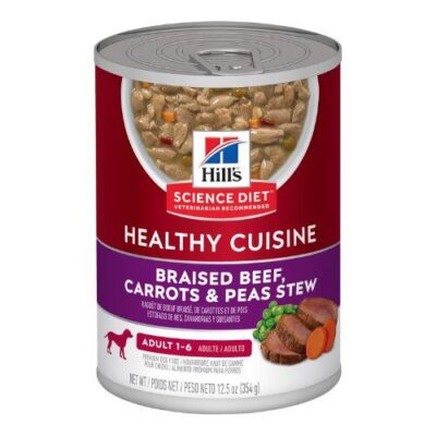 Hills Science Diet Adult Healthy Cuisine Beef, Carrot and Peas...