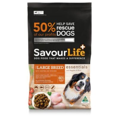 SavourLife Essentials Adult Large Breed Chicken Dog Food 15kg