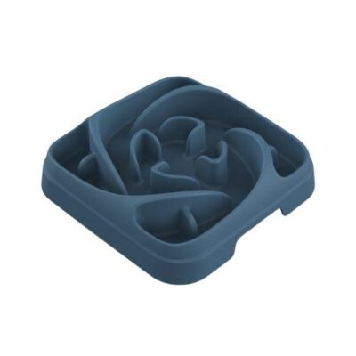 Petset Slow Feed Bowl Square Ocean