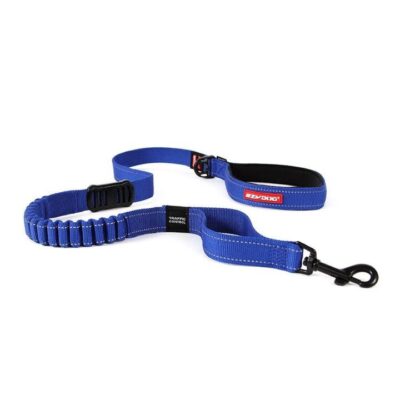 EzyDog Zero Shock Leash 48" 120cm Blue