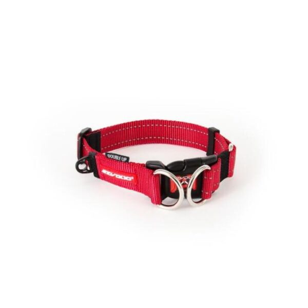 EzyDog Double Up Collar Small Red
