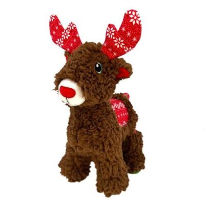 KONG Christmas Holiday Sherps Reindeer Medium