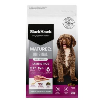 Black Hawk Dog Food Mature Lamb and Rice 3kg