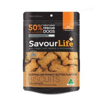 Savourlife Natural Treats Australian Peanut Butter Flavour Biscuits...