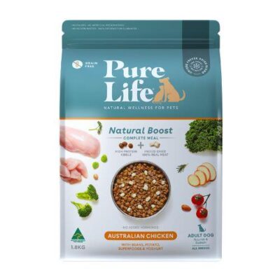 PureLife Natural Boost Chicken Freeze Dried Adult Dog Food 1.8kg