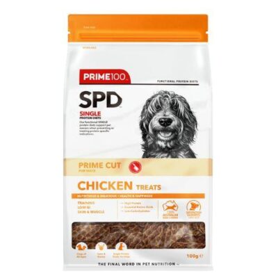 Prime100 SPD Prime Cut Chicken Dog Treats 100g