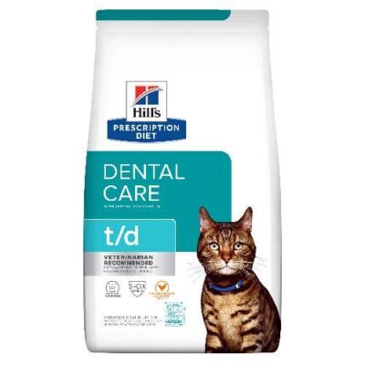 Hills Prescription Diet t/d Dental Care Dry Cat Food 1.5kg