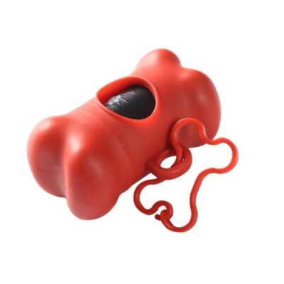 Cara Pet Poop Bag Dispenser Red