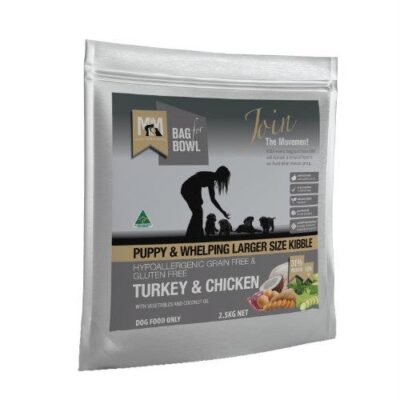 Meals for Mutts Large Kibble Puppy Grain Free Turkey and Chicken 2.5kg