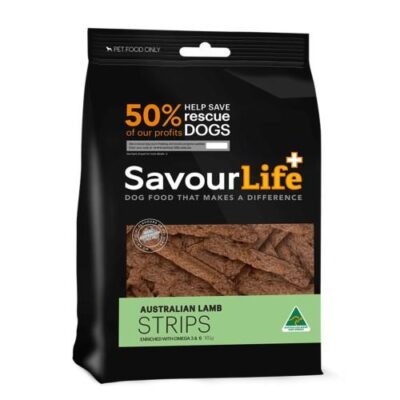 SavourLife Natural Treats Australian Lamb Strips 165g
