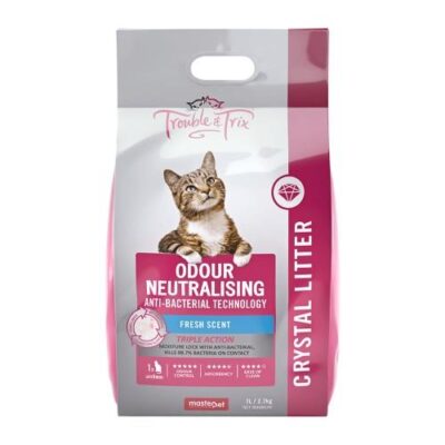Trouble & Trix Odour Neutralising Anti-Bacterial Crystal Litter 15L