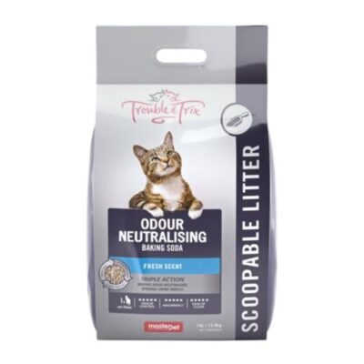 Trouble & Trix Odour Neutralising Baking Soda Clumping Litter  15L