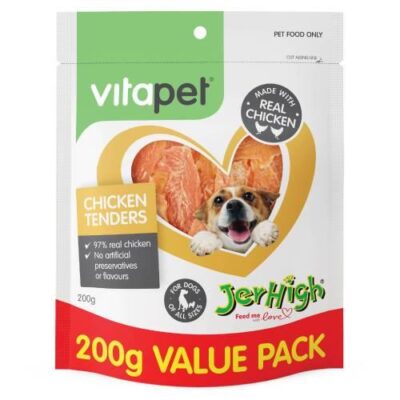 VitaPet Jerhigh Chicken Tenders 200g