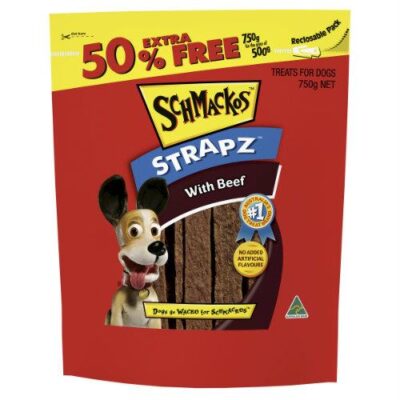 Schmackos Strapz with Beef 750g
