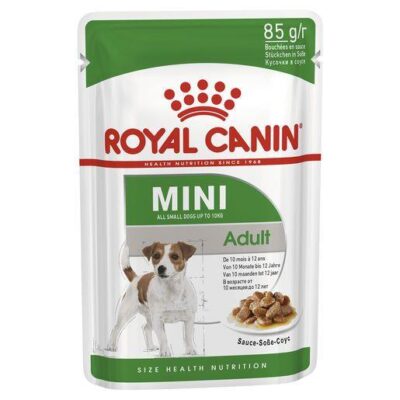 Royal Canin Mini Adult Wet Food Pouches 12x85g