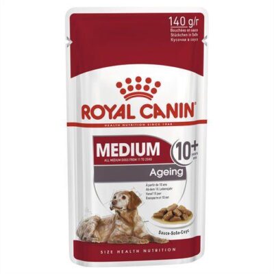 Royal Canin Medium Ageing 10+ Wet Food Pouches 10x140g